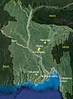  Bangladesh. Topographic map