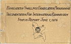 1976 Bangladesh. Bangladesh. Hand-drawn cover for status report