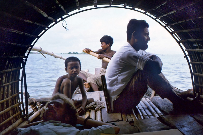 1975 Bangladesh. R Sypel and interpreter