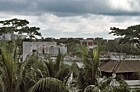 1975 Bangladesh. Assassinated Sheikh Rahman's home viewed from WHO guest house