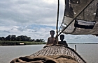 1975 Bangladesh. Sailing to outbreak site