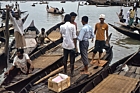 1975 Bangladesh. Crossing the Buriganga River