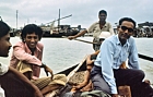 1975 Bangladesh. Crossing the Buriganga River