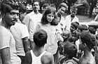 1975 Bangladesh. Showing a smallpox recognition card.