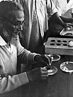 1965 Bangladesh. Counting pockmarks on the chorioallantoic membrane